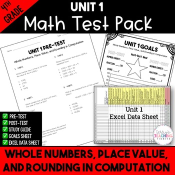 Preview of Whole Numbers, Place Value, and Rounding in Computation Printable Test Pack