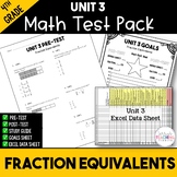 4th Grade Unit 3 Math Test Pack {Paper and Pencil}