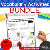 4th Grade Vocabulary Activities Bundle | Google Forms