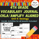 4th Grade Vocabulary Journal (CKLA/Amplify Aligned) Unit 5