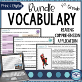4th Grade Vocabulary Lessons with Reading Comprehension | 