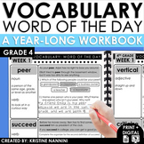 4th Grade Vocabulary Activities | Word of the Day Full Yea