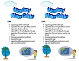 4th Grade Weather Water Cylce Learning Targets I CAN Statements