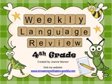 4th Grade Weekly Language Review