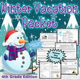 4th Grade Winter Break Vacation Packet {CCSS Aligned}