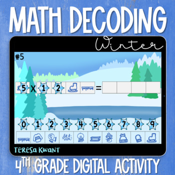 Preview of 4th Grade Winter Math Multiplying & Dividing Activity 