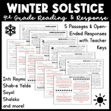 4th Grade Winter Solstice: Reading & Response - History an