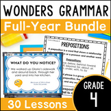 4th Grade Wonders 2023 Grammar Bundle - Lessons, Posters, 