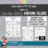 4th Grade Wonders | Units 1-6 Vocabulary Fortune Tellers |