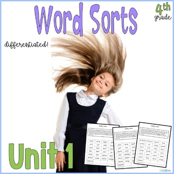 Preview of 4th Grade Wonders Word Sorts Unit 1