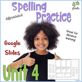 Preview of 4th Grade Wonders Word Work Google Slides™ Unit 4