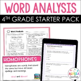 4th Grade Word Analysis Bundle