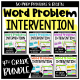 4th Grade Word Problems Bundle |  with Digital Word Problems