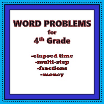 Preview of 4th Grade Word Problems