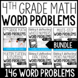 4th Grade Word Problems (Interactive Notebooks Bundle)
