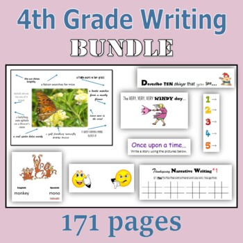 Preview of 4th Grade Writing BUNDLE