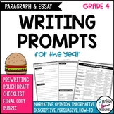4th Grade Writing Prompts for Paragraph Writing and Essay Writing