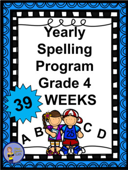 Preview of 4th Grade YEAR LONG Spelling Program – Answer Key and BONUS Strategy Posters