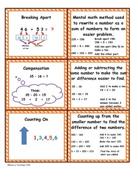 4th grade envision math topic 4 vocabulary sort and match tpt