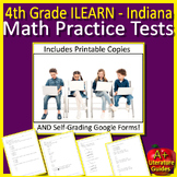 4th Grade ILEARN Math Practice Tests - Indiana Test Prep P