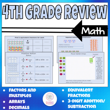 Preview of 4th Grade Math Review