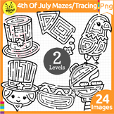 4th Of July Mazes Clipart | Independence Day | Labyrinth |