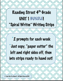 4th Grade Reading Street- UNIT 1 'SPIRAL WRITES' BUNDLE