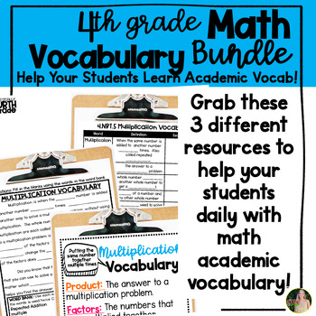 Preview of 4th Vocabulary Mega-Bundle | Low-prep | Digital & Printable