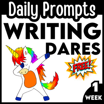 Preview of 4th and 5th Grade Writing Prompts - Creative Writing Prompts FREE