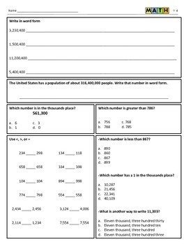 4th going to 5th summer math packet by dc klein tpt