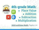 4th grade 2020 enVision Daily Math Lesson Place Value, Add