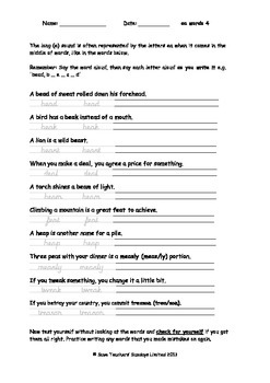 4th grade / Fourth grade Spelling & HANDWRITING worksheets (78 Worksheets)