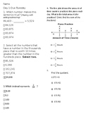 4th grade Math Testing Review HW #4