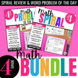 4th grade Daily Math Warm Ups: Spiral Review & Math Word P