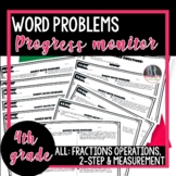 4th grade Math Word Problem Solving Intervention Progress 