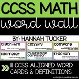 CCSS Math Word Wall