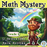 4th grade Math review packets, St. Patrick's Day Math Mystery