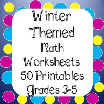 Preview of 4th grade math spiral review After Winter Break Math Worksheets Mid Year Review