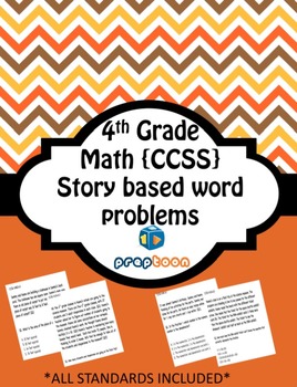 Preview of Common Core Math Worksheets (All the 4th grade standards included)