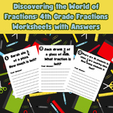 4th grade math word problems : fractions operations worksh