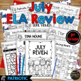 4th of July Activities ELA REVIEW 1st Grade No Prep Printa