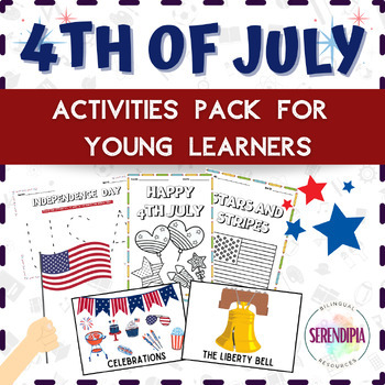 4th of July: Activities Pack For Young Learners || COLORING, FLASHCARDS ...