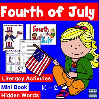 Preview of 4th of July Activities Write the Room