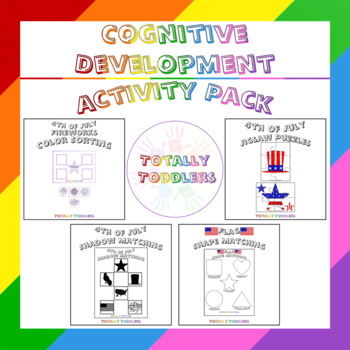 Preview of 4th of July Activity Pack | Cognitive Development 