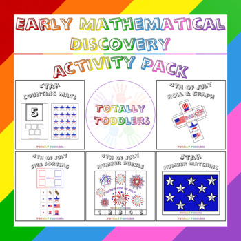 Preview of 4th of July Activity Pack | Early Mathematical Discovery 
