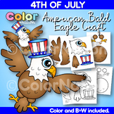 4th of July American Bald Eagle Craft Patriotic Activities