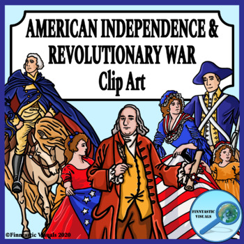 Preview of 4th of July American Independence and American Revolution Clip Art