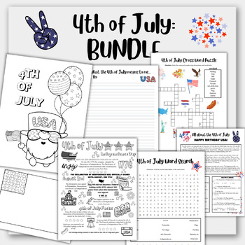 4th of July BUNDLE by Katie Friedrich | TPT