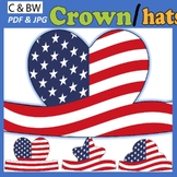 4th of July Craft - FULL HAT American Flag - Crown Activit