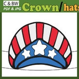 4th of July Craft Hat Activity | Hat Paper Crown Paper Cro